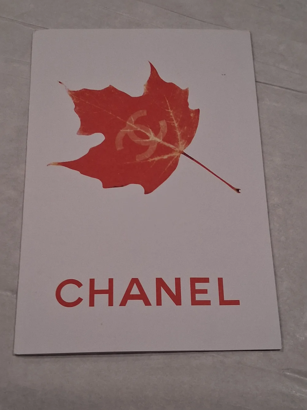 Chanel VIP/GWP Illustrated Note Cards - Pink, Cream, Purple, Red